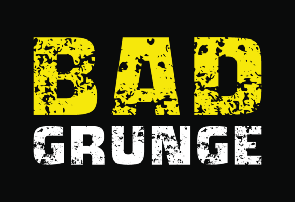 Bad Grunge: The Irregular Display Font for Bold Editorial Design