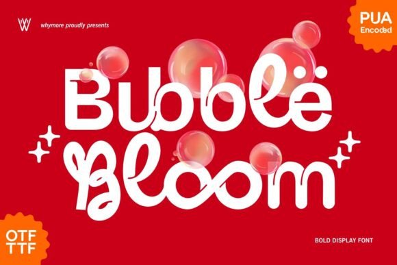 Bubble Bloom: A Bubbly and Joyful Font for Playful Branding