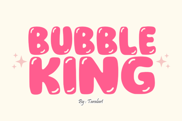 Bubble King: The Perfect Creative Font for Playful Branding