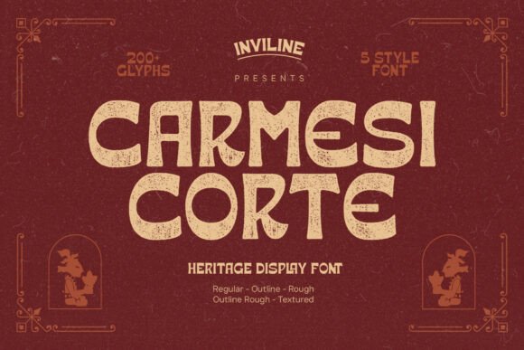 Carmesi Corte: The Heritage Display Font for Authentic Branding