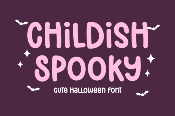Childish Spooky: The Adorable Halloween Typeface for Makers