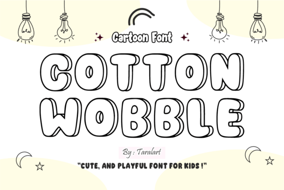Cotton Wobble: A Bold Display Font for Modern Editorial Design