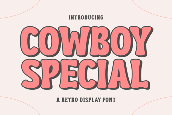 Cowboy Special Typeface for Rustic Campaign Design