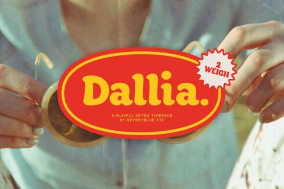 Dallia Typeface: Vintage-Inspired Display Fonts for Brand Warmth