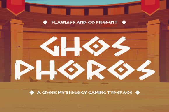 Ghosporos: The Bold Display Typeface for Epic Campaigns