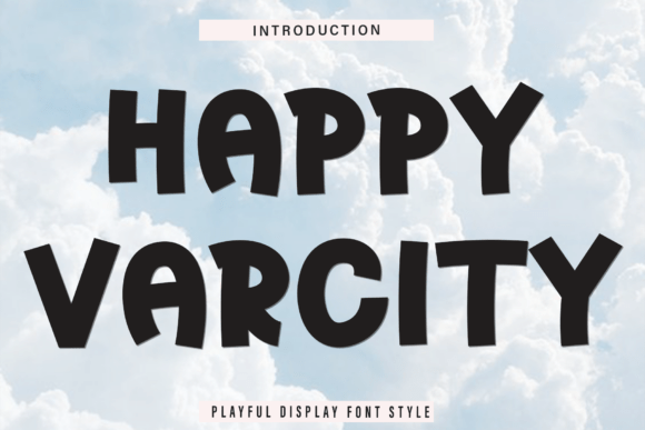 Happy Varcity: A Premium Display Font for Modern Branding