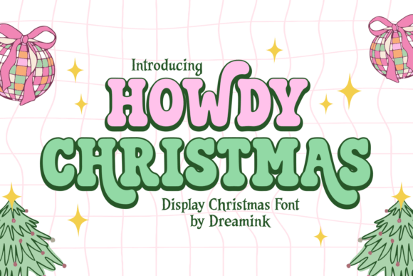 Howdy Christmas: A Vintage Display Font for Holiday Creators