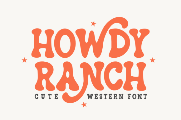 Howdy Ranch Handwritten Font for Rustic Craft Designs