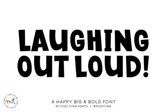 Laughing out Loud: A Bold Display Font for Joyful Editorial Design