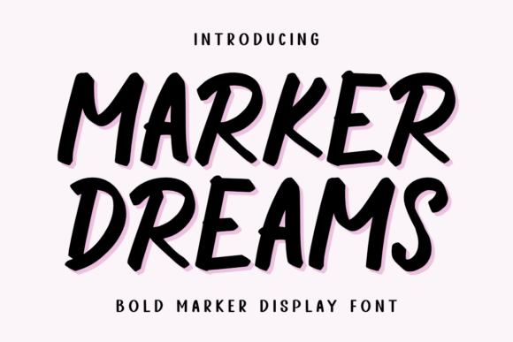 Marker Dreams Free Download: Bold Display Font Review