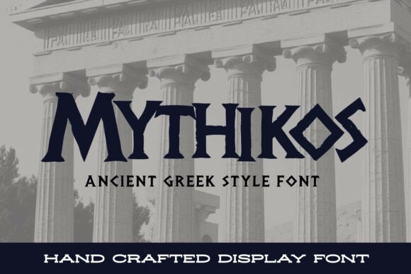 Mythikos Typeface: Bold Branding for Modern Businesses