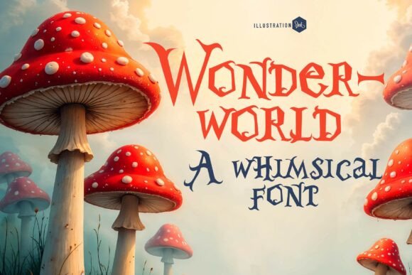 Pn Wonderworld Fn Typeface for Whimsical Brand Identity
