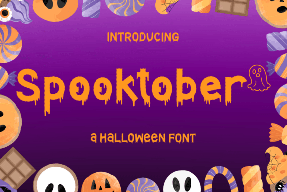Spooktober: The Quirky Display Font for Spooky Editorial Design