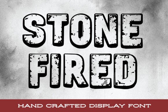 Stone Fired Typeface for Editorial Branding