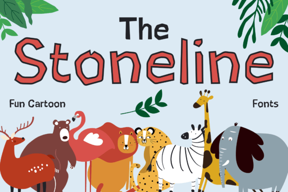 Stoneline: A Whimsical Display Font for Playful Editorial Design