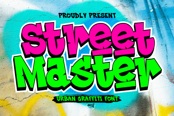 Street Master: Bold Graffiti Typeface for Urban Branding