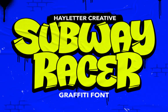 Subway Racer: A Bold Graffiti Typeface for Urban Branding
