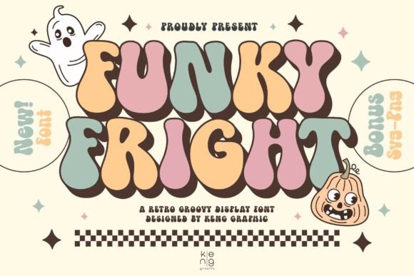 Unlock Retro Energy with the Funky Fright Display Font