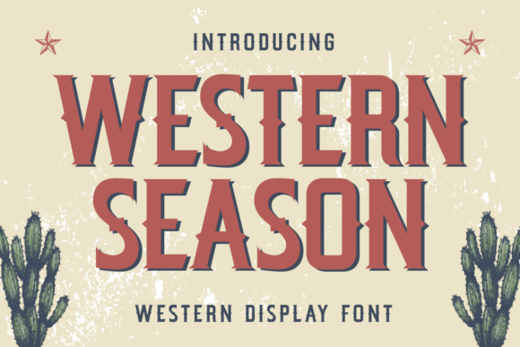 Western Season: The Bold Western Display Font for Authentic Editorial Design