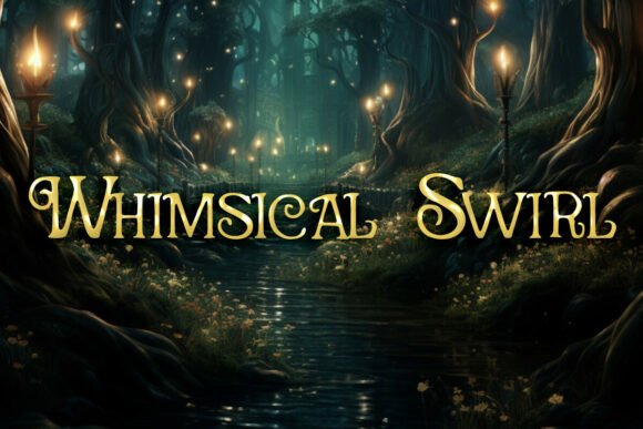 Whimsical Swirl: The Ultimate Decorative Display Font