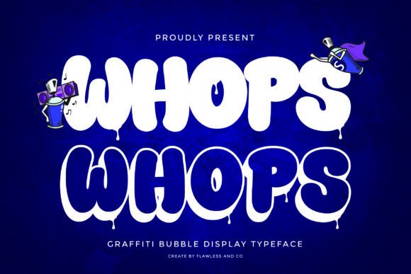Whops: The Bold Display Font for Urban Editorial Design