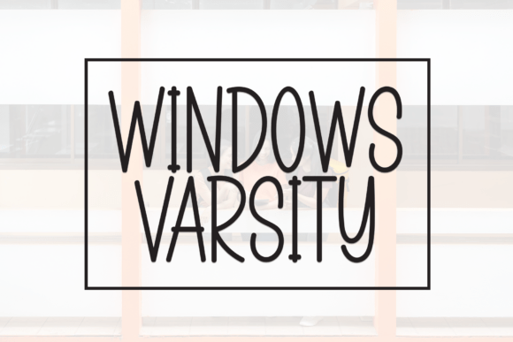Windows Varsity: The Perfect Display Font for Modern Editorial Design