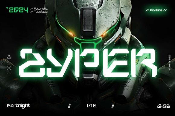 Zyper: The Bold Futuristic Display Font for High-Impact Design